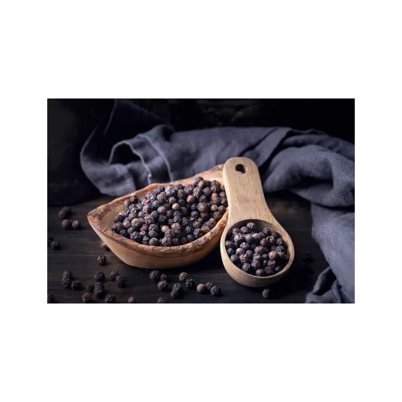 Organic fairtrade smoked black pepper PGI from Kampot - direct prod...