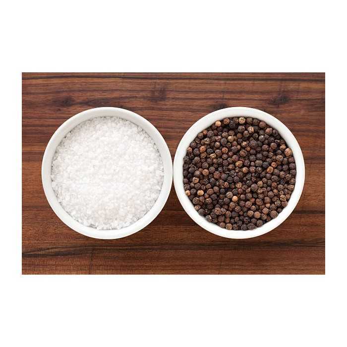 Fresh organic fairtrade pepper with salt PGI from Kampot - direct p...