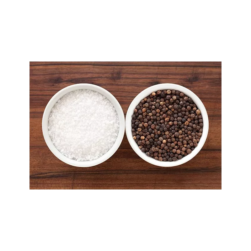 Fresh organic fairtrade pepper with salt PGI from Kampot - direct p...