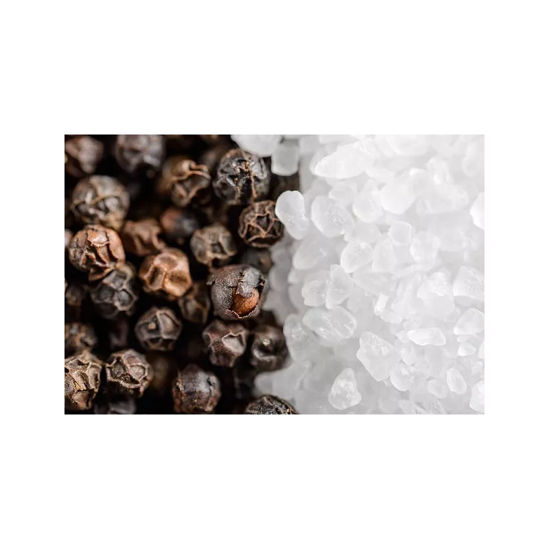 Fresh organic fairtrade pepper with salt PGI from Kampot - direct p...