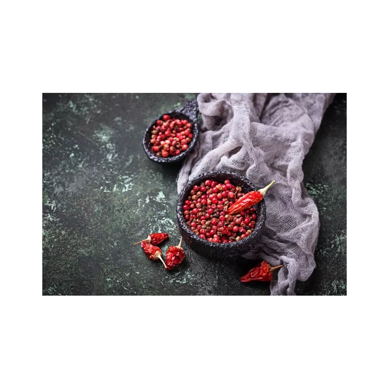 Organic fairtrade red pepper PGI from Kampot - direct producer