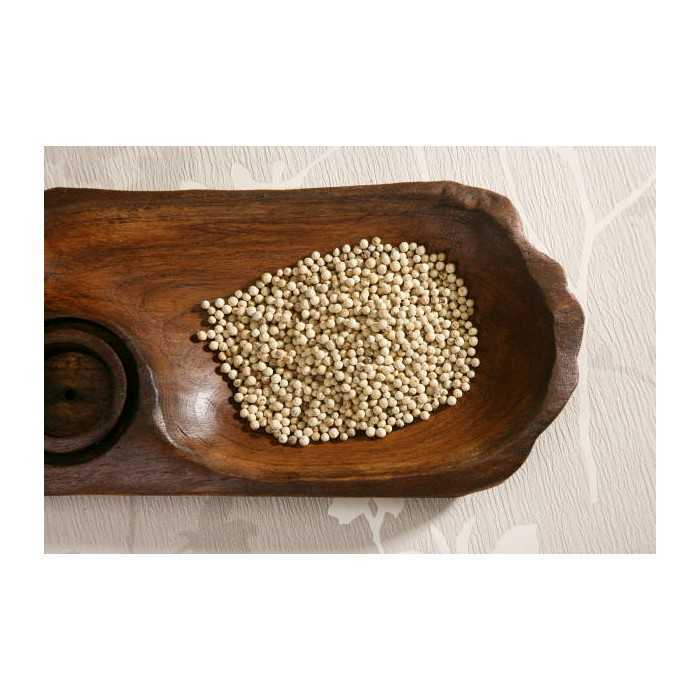 Organic fairtrade white pepper PGI from Kampot - direct producer