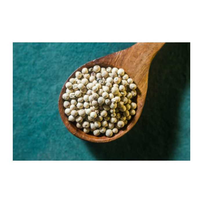 Organic fairtrade white pepper PGI from Kampot - direct producer