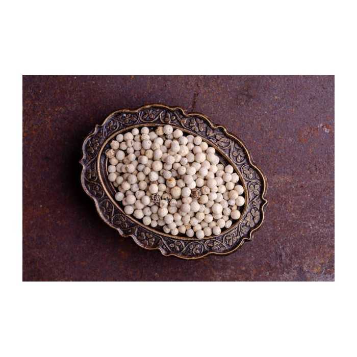 Organic fairtrade white pepper PGI from Kampot - direct producer
