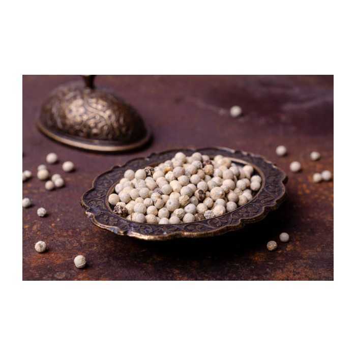 Organic fairtrade white pepper PGI from Kampot - direct producer