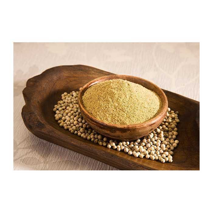 Organic fairtrade ground white pepper PGI from Kampot - Direct prod...