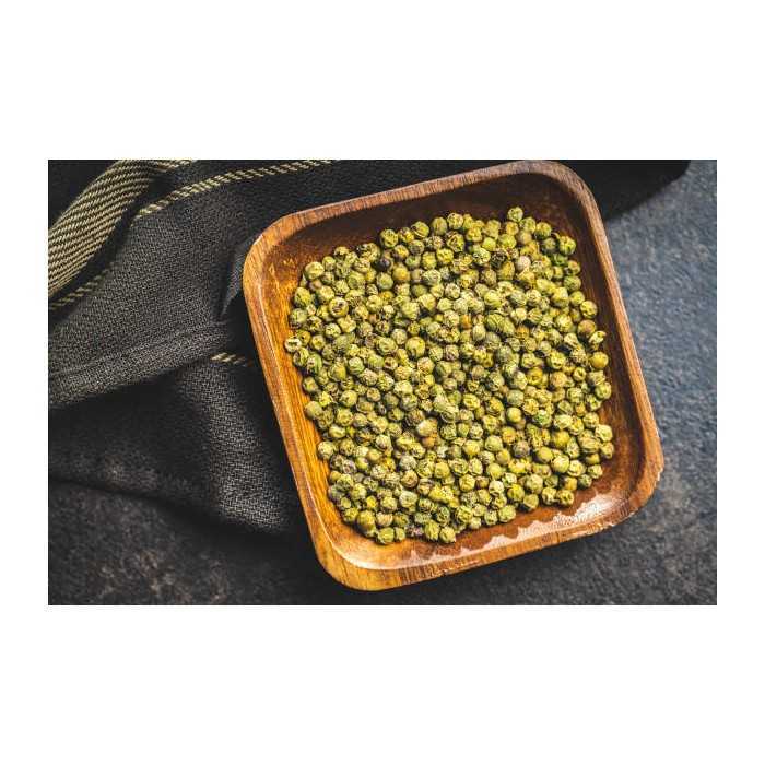 Organic fairtrade green pepper PGI from Kampot - direct producer