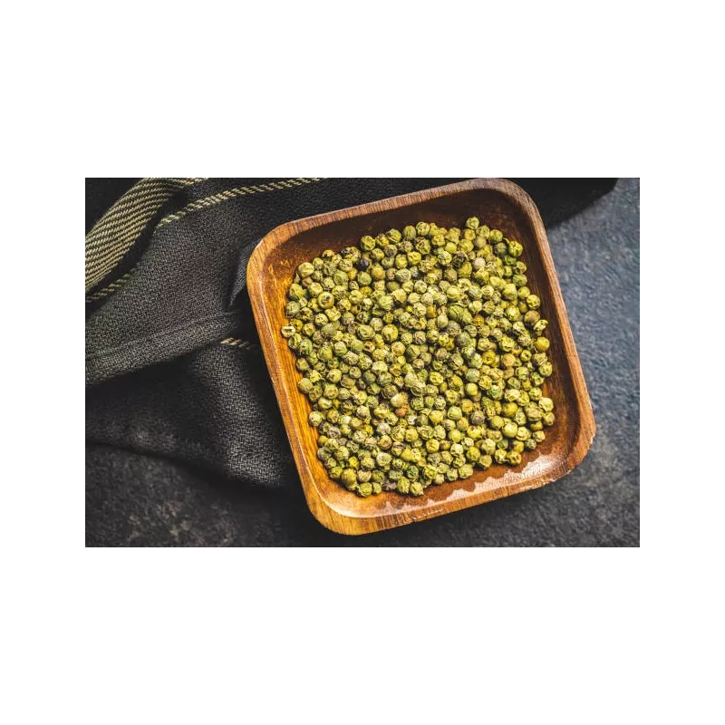 Organic fairtrade green pepper PGI from Kampot - direct producer Organic fairtrade green pepper PGI from Kampot - direct producer