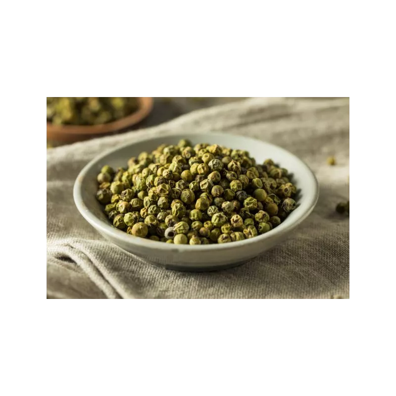 Organic fairtrade green pepper PGI from Kampot - direct producer