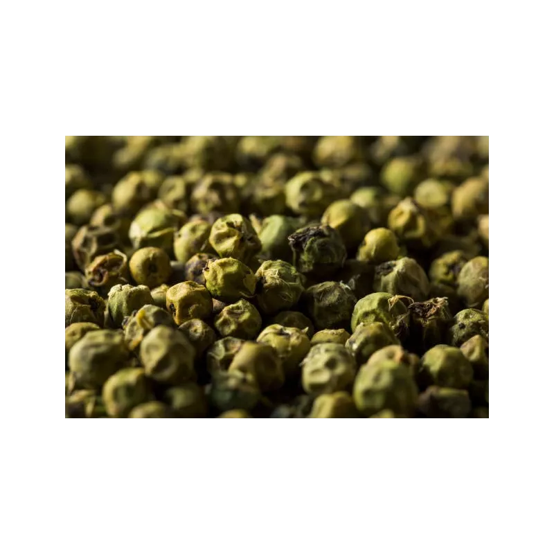 Organic fairtrade green pepper PGI from Kampot - direct producer