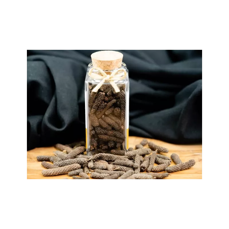 Organic fairtrade black piper longum PGI from Kampot - direct producer