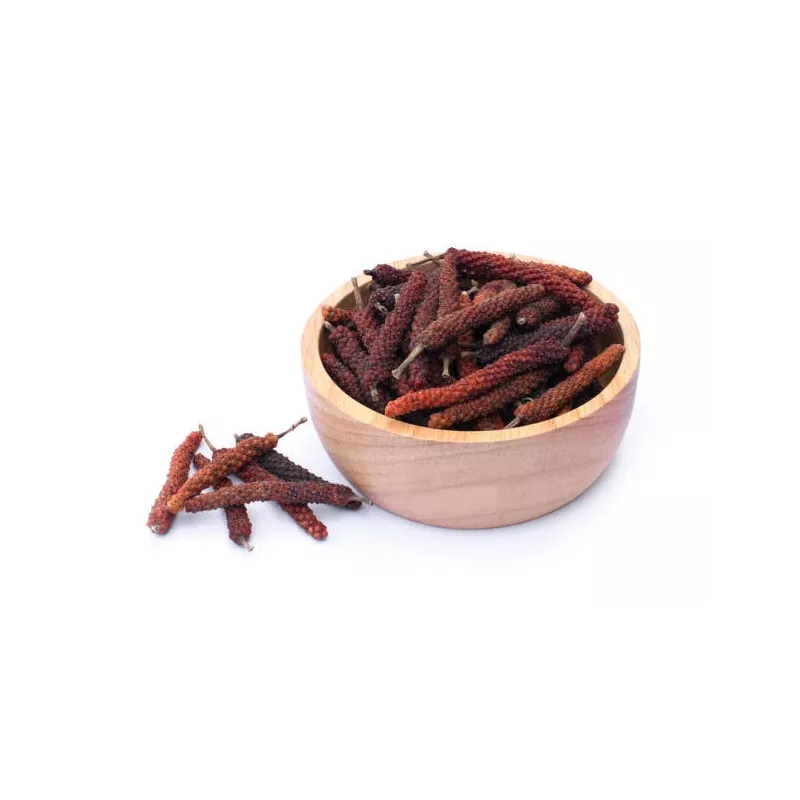 Organic fairtrade red piper longum PGI from Kampot - direct producer