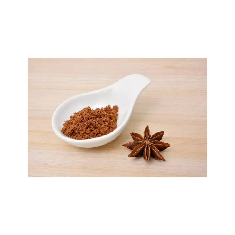 Organic & Fairtrade ground Star Anise From Kampot - Direct Producer Organic & Fairtrade ground Star Anise From Kampot - Direct Producer