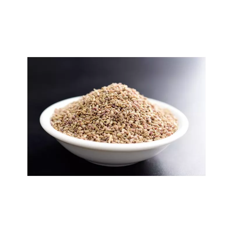 Graines d'ajowan ou ajwain bio du Rajasthan en Inde