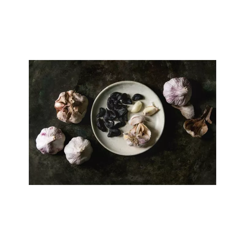 Organic black Garlic Morado PGI de Las Pedroñeras from Spain - Dire... Organic black Garlic Morado PGI de Las Pedroñeras from Spain - Dire...