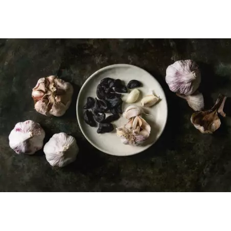 Organic black Garlic Morado PGI de Las Pedroñeras from Spain - Dire...