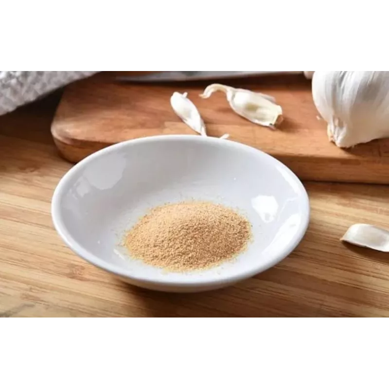Organic garlic in semolina from France