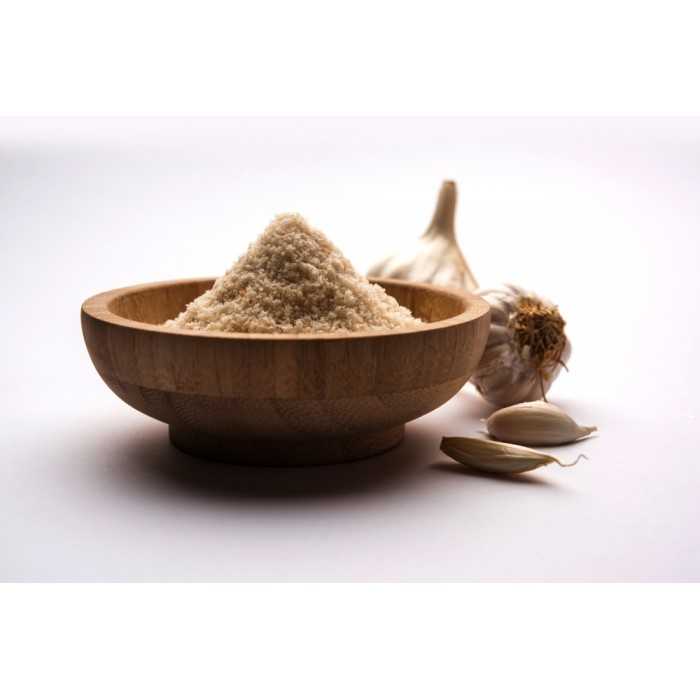Organic garlic in semolina from France