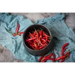 Piment langue d'oiseau ou pili-pili entier fumé Bio & fairtrade de ...