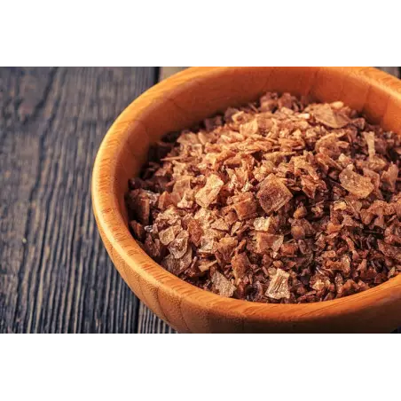 Beechwood smoked Maldon salt flake in England