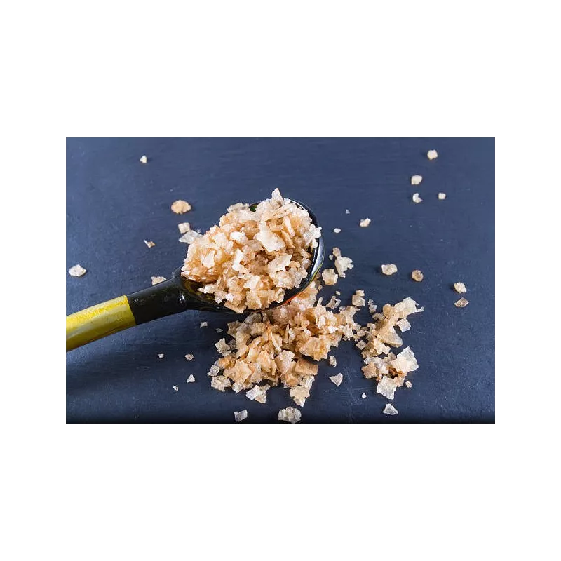 Beechwood smoked Maldon salt flake in England