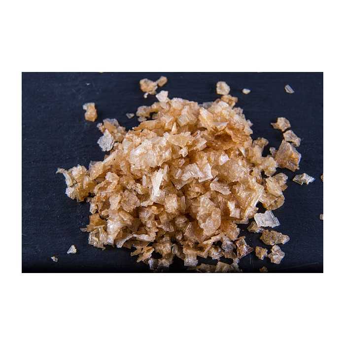 Beechwood smoked Maldon salt flake in England