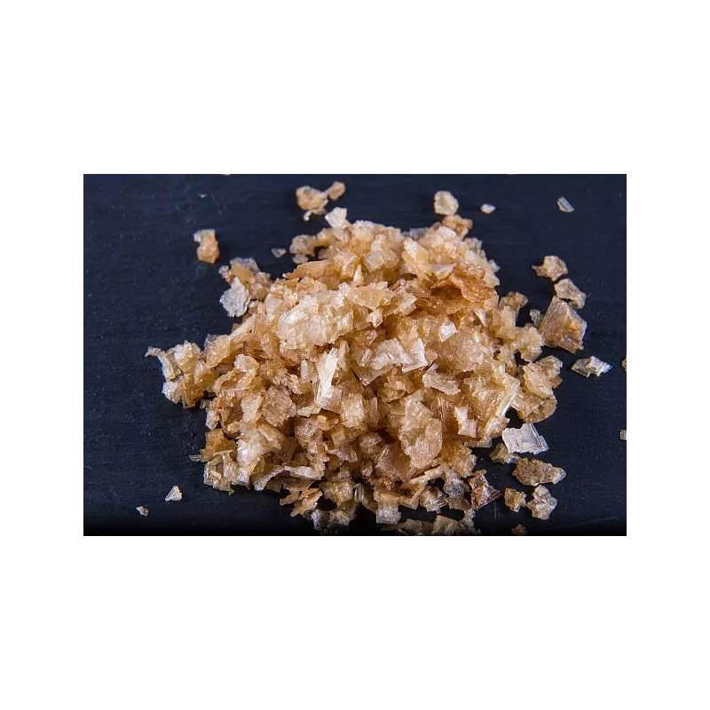 Beechwood smoked Maldon salt flake in England