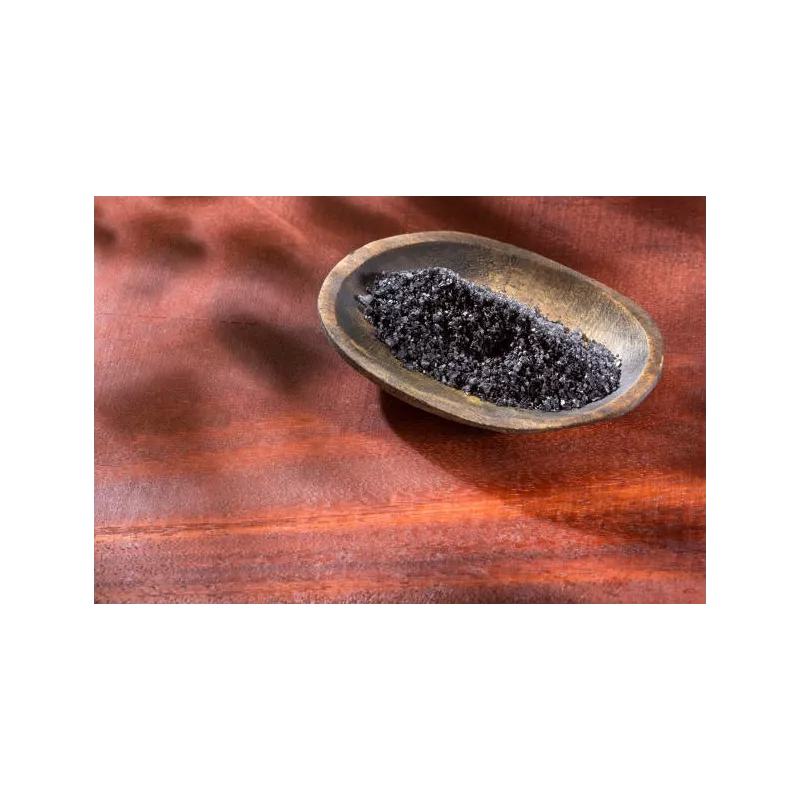 Caviar of Black salt Black lava from Hawaï