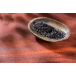 Caviar of Black salt Black lava from Hawaï