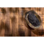 Caviar of Black salt Black lava from Hawaï
