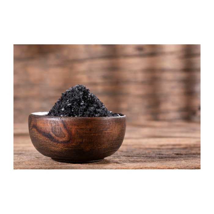 Caviar of Black salt Black lava from Hawaï