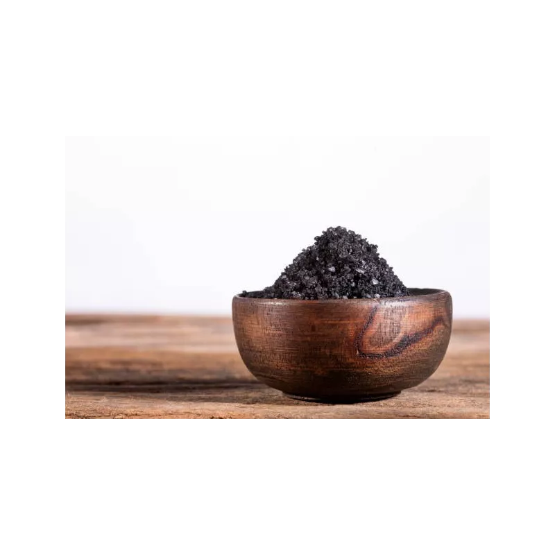 Caviar of Black salt Black lava from Hawaï