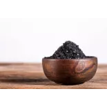 Caviar of Black salt Black lava from Hawaï