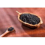 Caviar of Black salt Black lava from Hawaï