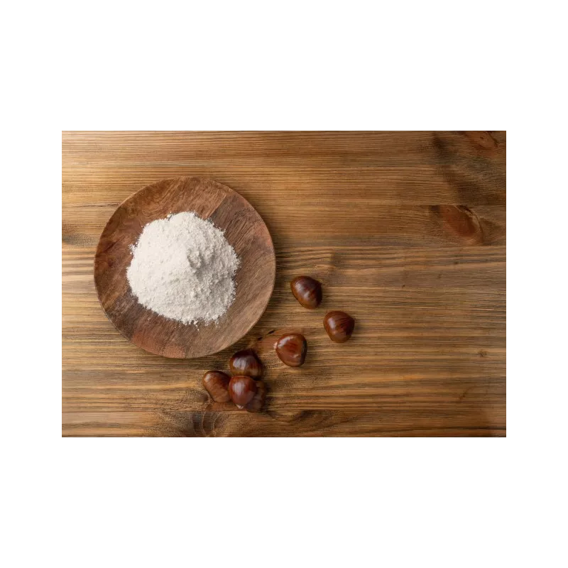Farine de châtaigne Bio AOP d'Ardèche sans gluten - Direct producteur