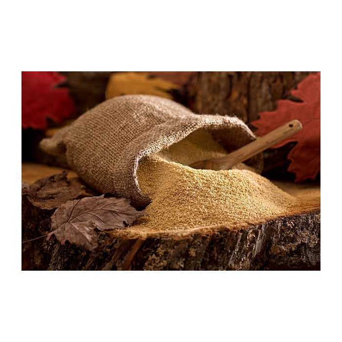 Fine organic maple sugar from Canada