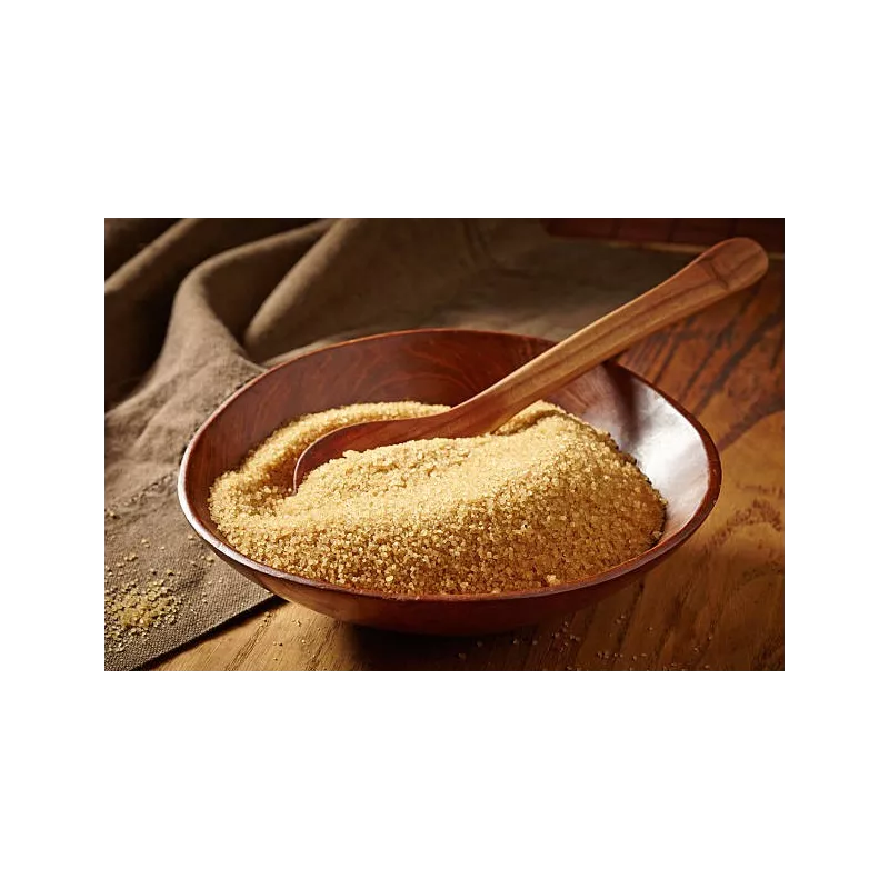 Organic fine brown cane sugar from Reunion Island