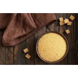 Organic fine brown cane sugar from Reunion Island