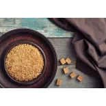 Organic fine brown cane sugar from Reunion Island