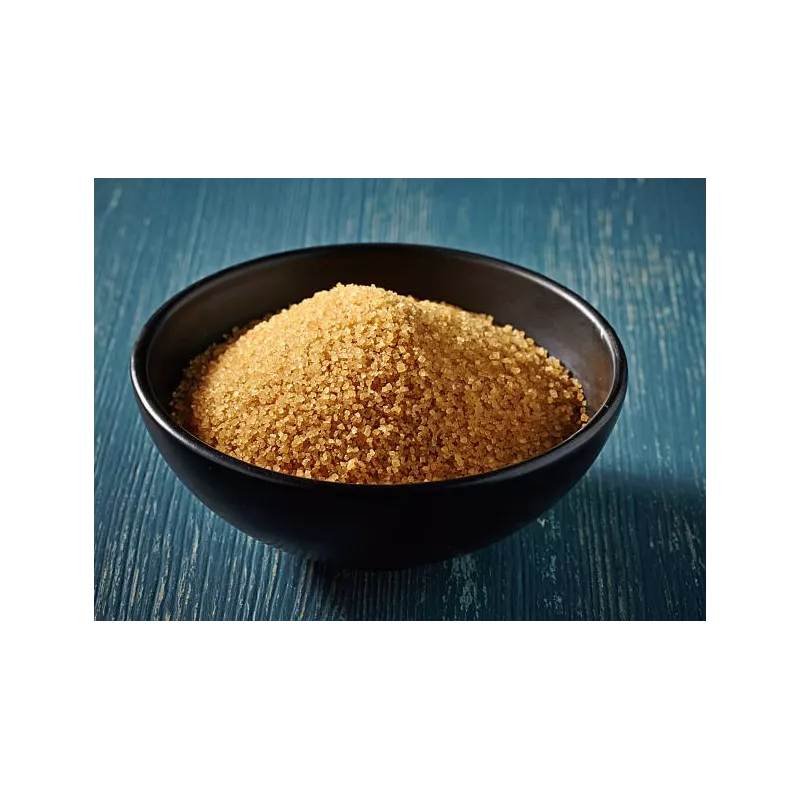 Organic fine brown cane sugar from Reunion Island