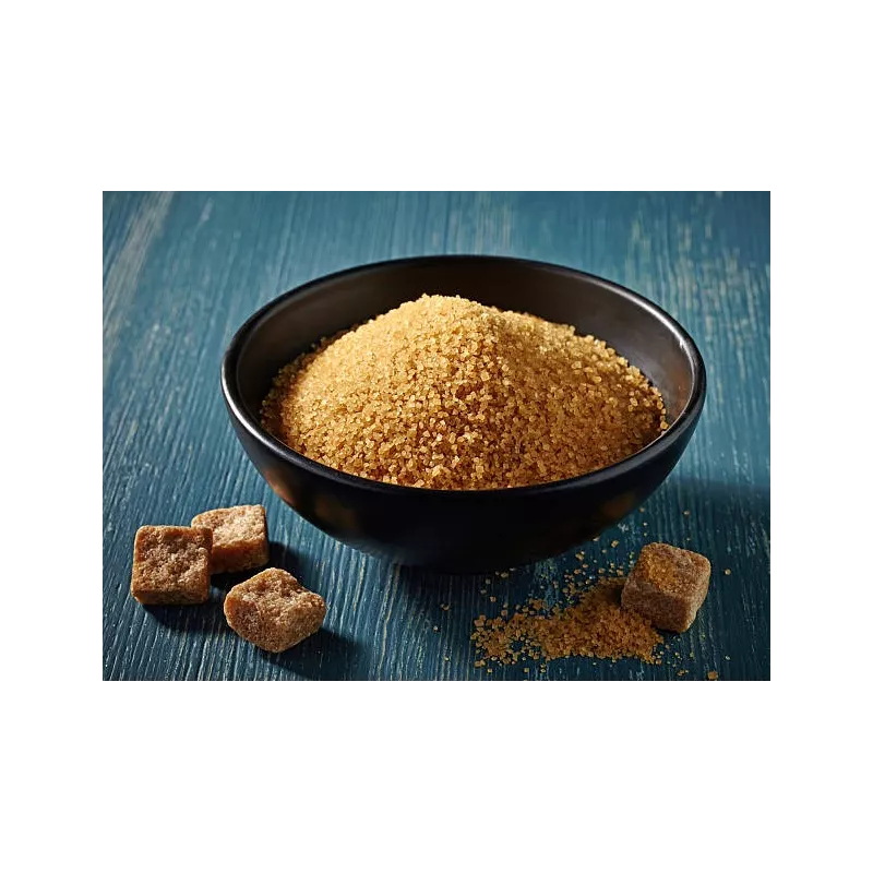 Sucre de canne roux fin ou cassonade bio de l'île de la Réunion