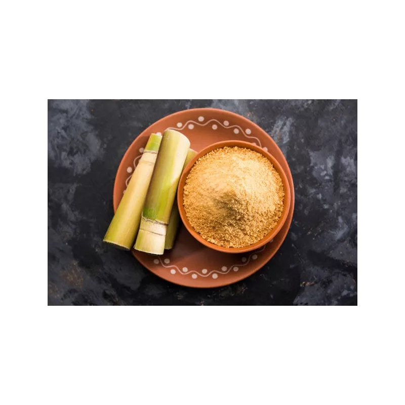 Organic fine brown cane sugar from Reunion Island