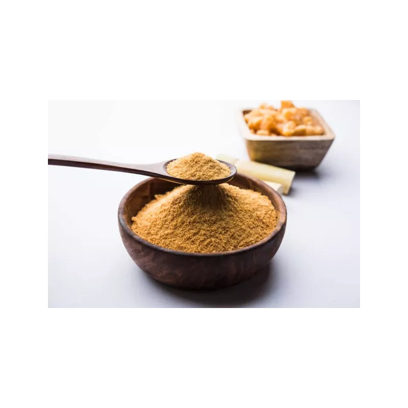 Organic fine brown cane sugar from Reunion Island