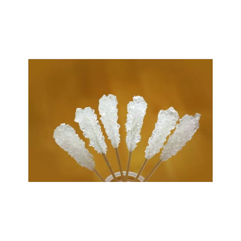 Bâtonnets de Sucre candy blanc de Perse X 5