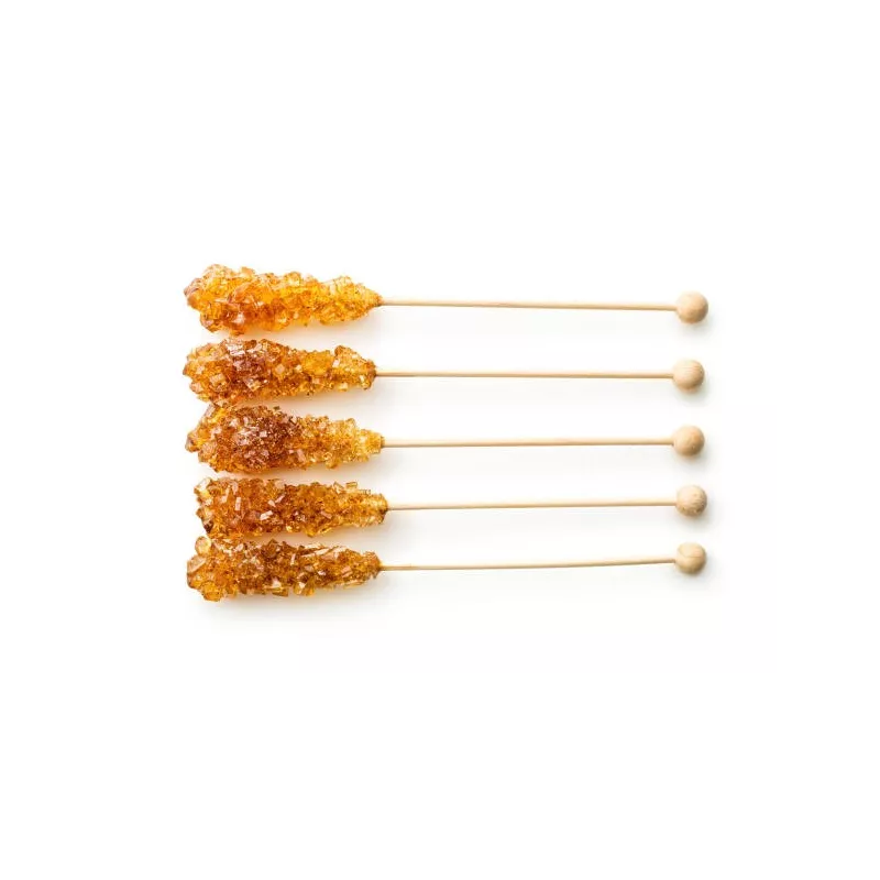 Bâtonnets de Sucre candy brun de Perse X 5
