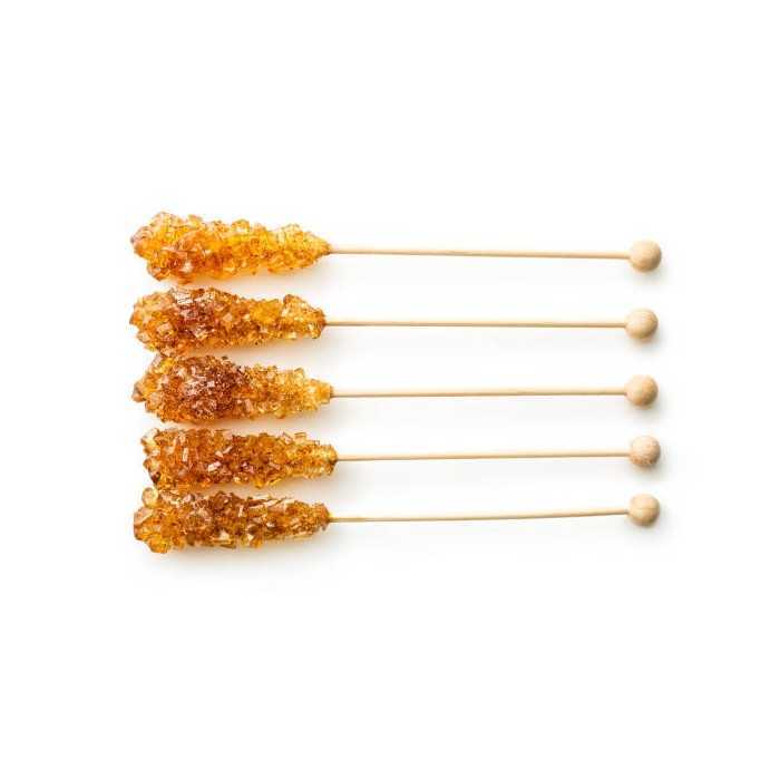 Brown candy sugar sticks from Persia X 5