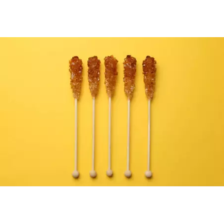 Brown candy sugar sticks from Persia X 5
