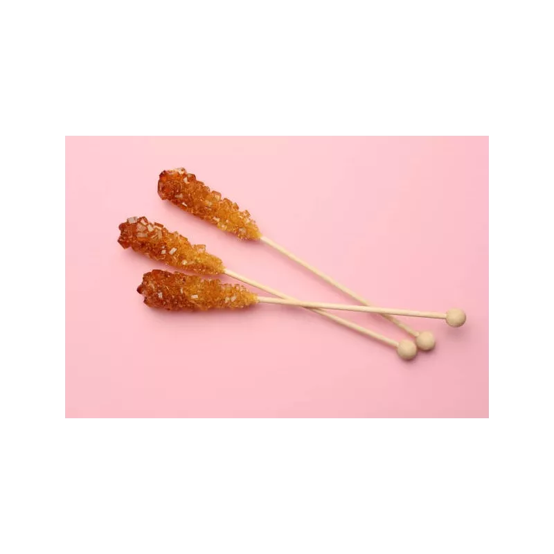 Bâtonnets de Sucre candy brun de Perse X 5