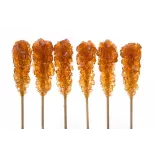 Bâtonnets de Sucre candy brun de Perse X 5
