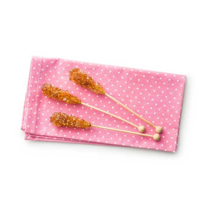 Brown candy sugar sticks from Persia X 5